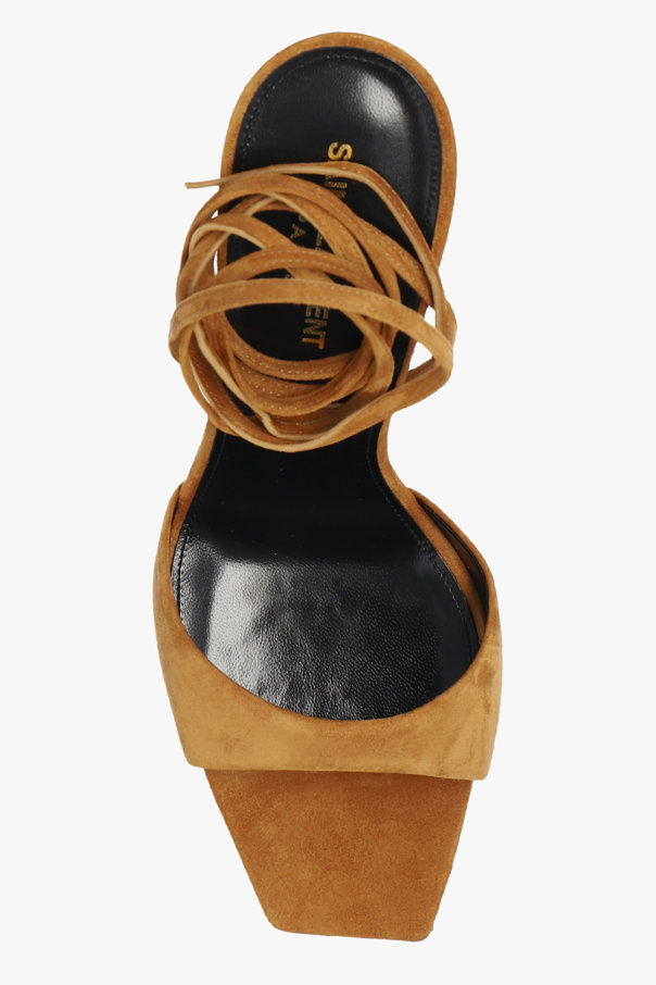 【関税&送料込】Saint Laurent Sandals Brown Leather sandal Saint Laurent Brown size 37 EU in Leather
